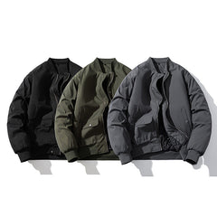 Mens Vintage Jackets Jacket Loose Baseball Jacket Padded Flight Suit