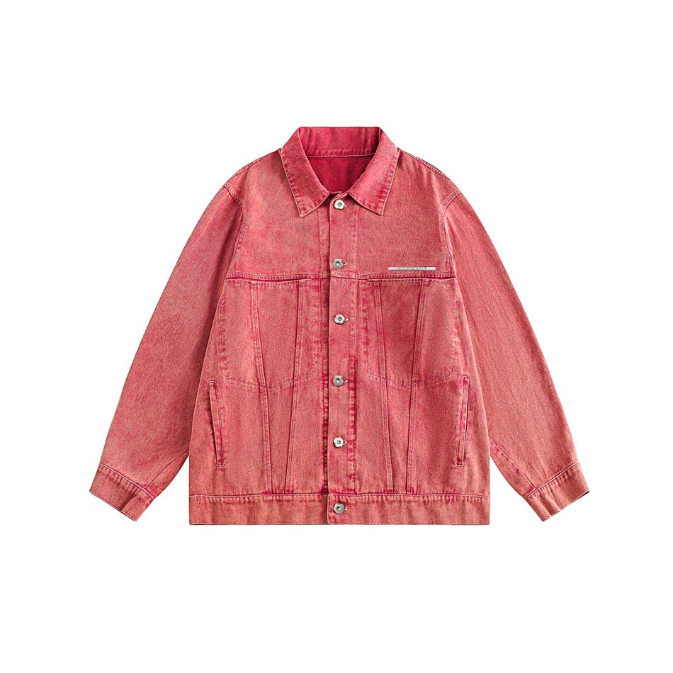 Unisex Jacket Vintage Denim Jacket Loose Jacket