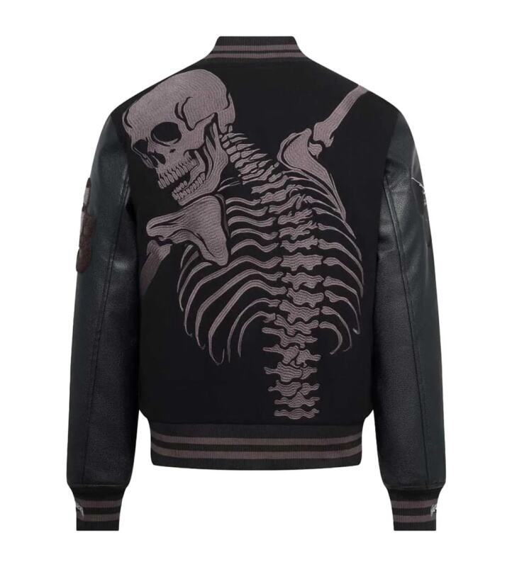 Godspeed Jacket  Baseball Jersey Jacket Embroidered Loose Stand Up Collar