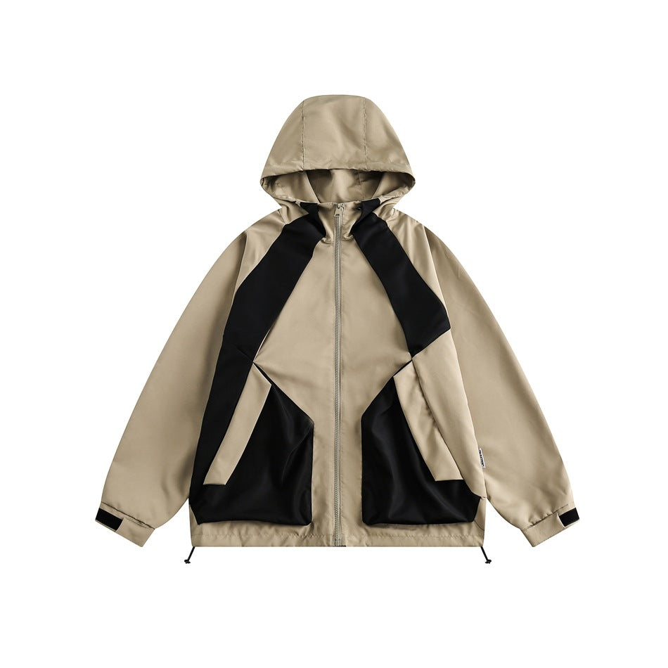 Unisex Jacket Shell Jacket Couples Coat Hooded Jacket