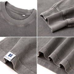 Men Pullover Hoodie Spring Sweater Men's Loose All-Match Simple Leisure
