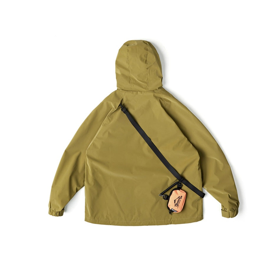Unisex Jacket Vintage Hooded Hooded Jacket Men's Outdoor Jacket Coat