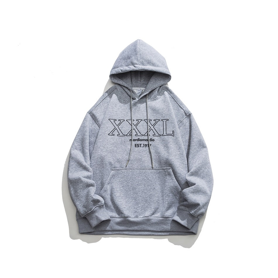 Unisex Jacket Retro Hooded Sweater Men's and Women's Same Style Hoodie Coat Loose