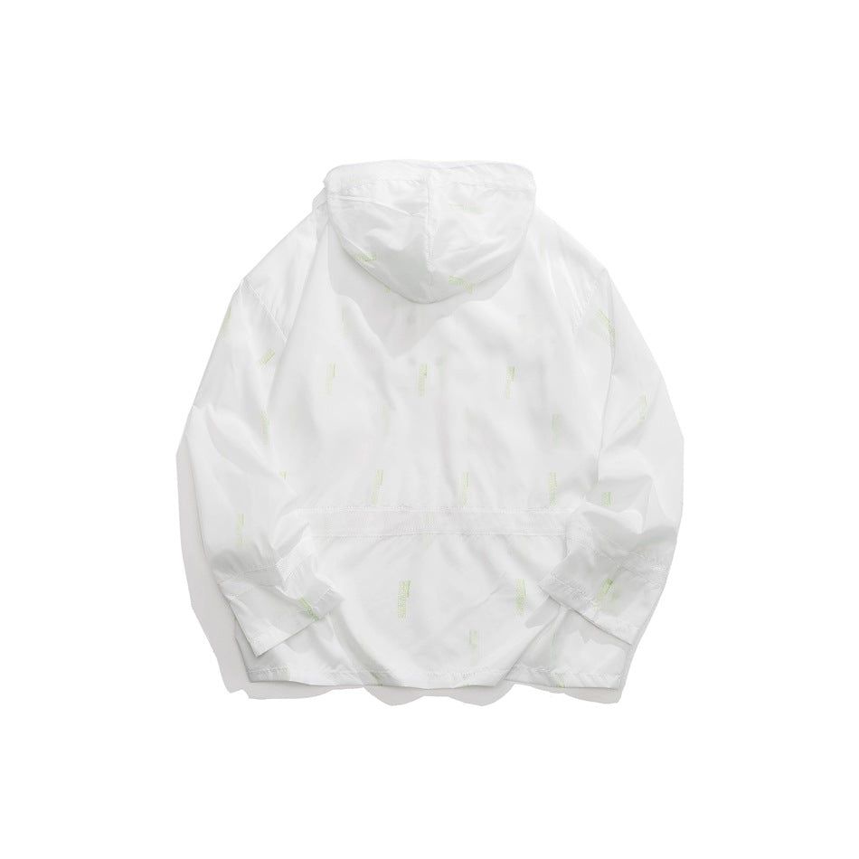 Unisex Jacket Shell Jacket Men's and Women's Loose Hooded Coat Mechanical Style Jacket