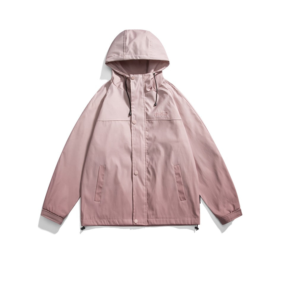 Unisex Jacket Casual Hooded Coat Men's and Women's Same Loose Autumn Jacket