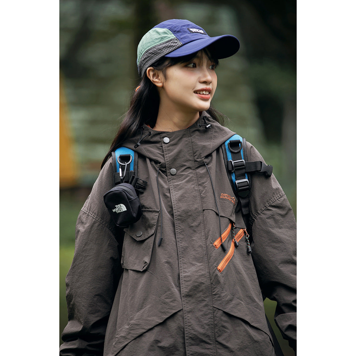 Unisex Jacket Vintage Casual Hooded Jacket Coat for Men and Women Loose Jacket