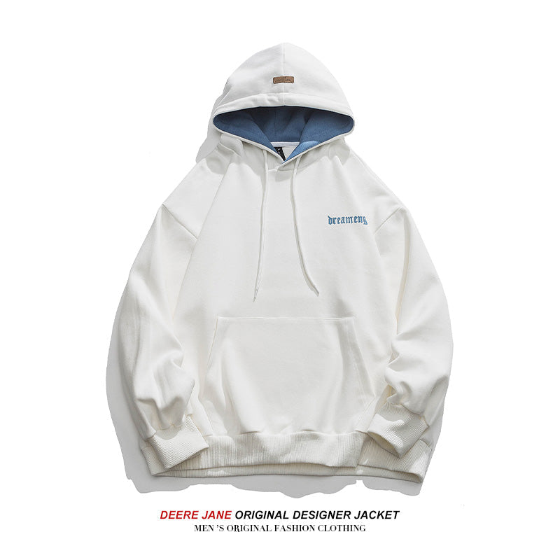 Men Pullover Hoodie Spring Sweater Male Loose All-Matching Top