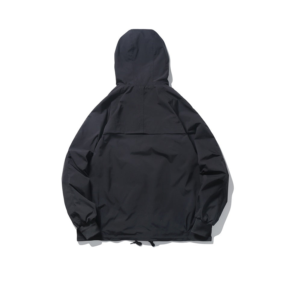 Unisex Jacket Hooded Jacket Men's Loose Outdoor Outdoor Jacket Coat