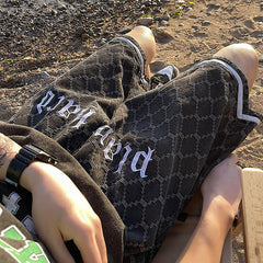 Men Jeans Denim Shorts Men's Summer Loose Shorts