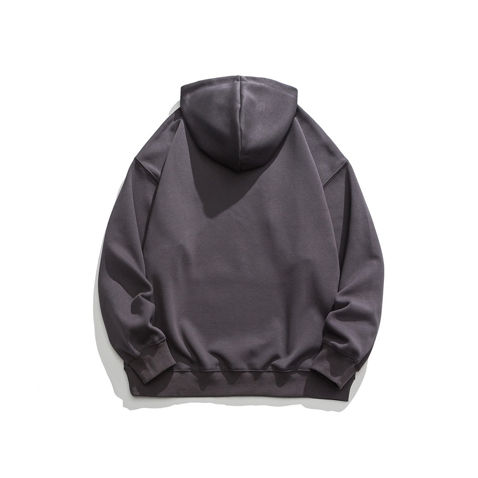 Unisex Jacket Retro Hooded Sweater Loose Spring and Autumn Coat
