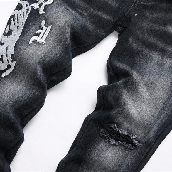 Amiri Jeans Ripped Stretch Jeans