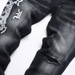 Amiri Jeans Ripped Stretch Jeans