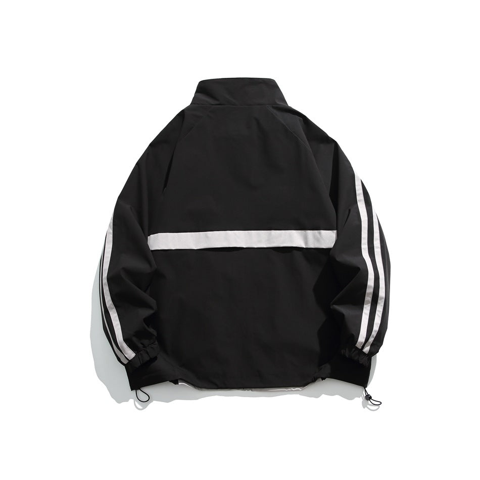 Unisex Jacket Casual Hooded Coat Men's and Women's Same Loose Fall Jacket