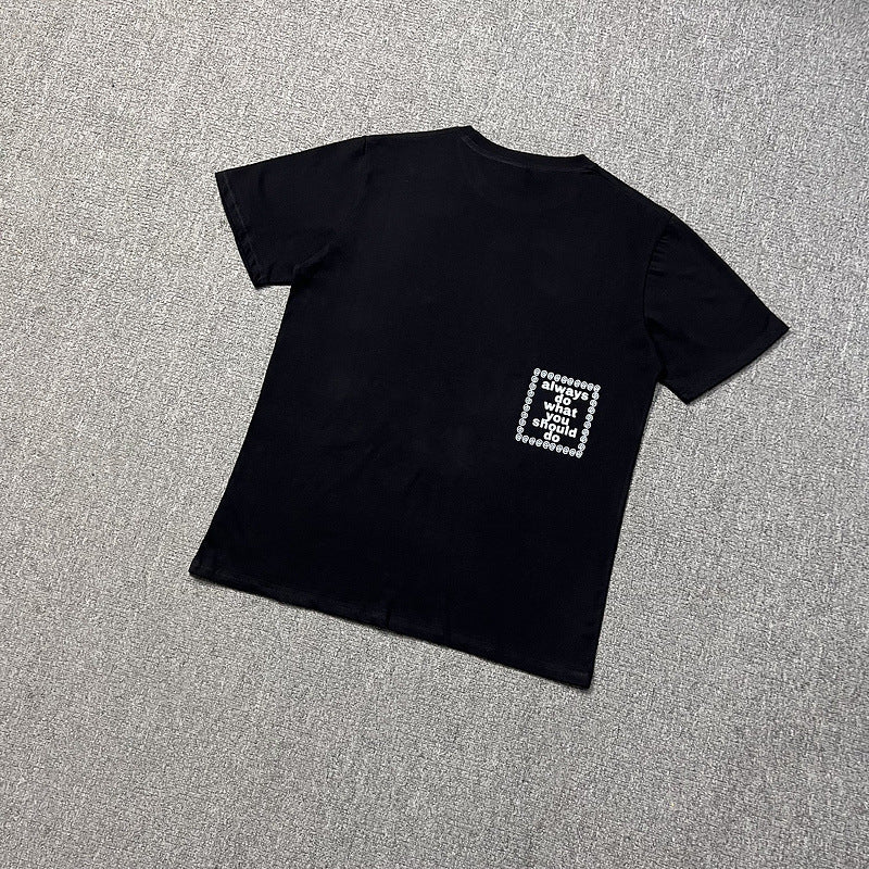 ADWYSD Always Do What You Should Do T Shirts Short Sleeves Casual Half Sleeves