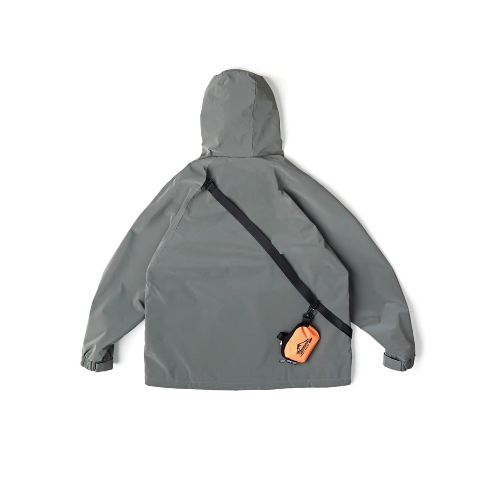 Unisex Jacket Vintage Hooded Hooded Jacket Men's Outdoor Jacket Coat