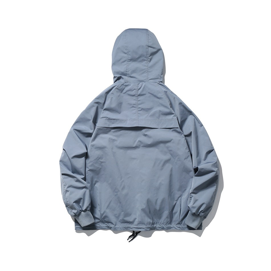 Unisex Jacket Hooded Jacket Men's Loose Outdoor Outdoor Jacket Coat
