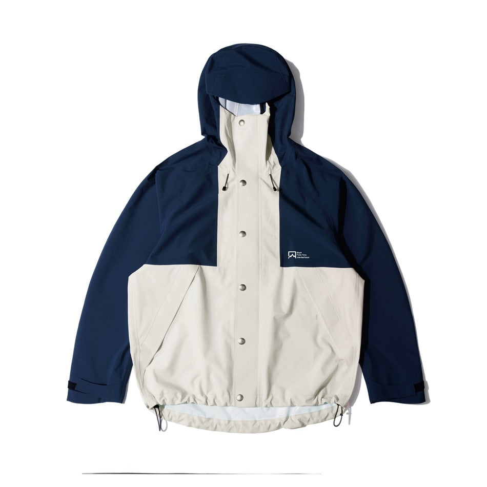 Unisex Jacket Shell Jacket Waterproof Windproof Hood Jacket Coat