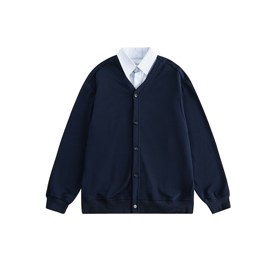 Unisex Jacket Cardigan Vintage Coat Men's Jacket Loose Jacket