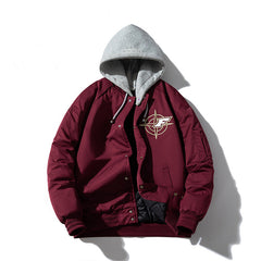 Mens Vintage Jackets Jacket Padded Thickened Baseball Jacket Cotton Jacket