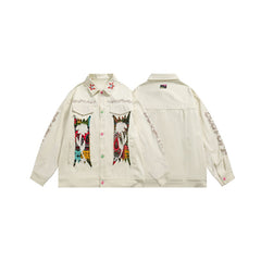 Unisex Jacket Vintage Jacket Loose Hippie Jacket