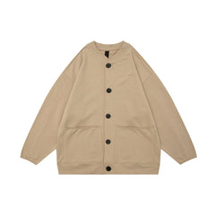 Unisex Jacket Autumn Cardigan Vintage Coat Men's Loose Top