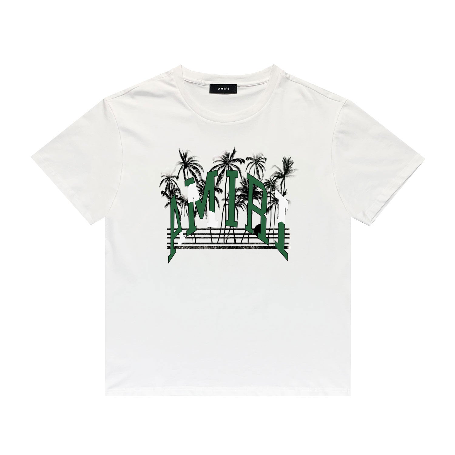 Amiri T Shirt Casual Hip Hop High Street round Neck Short Sleeve T-shirt