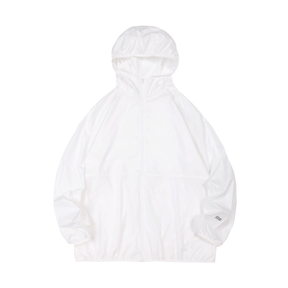 Unisex Jacket Summer Thin Hooded Sports Jacket Loose Jacket Sun-Protective Clothing