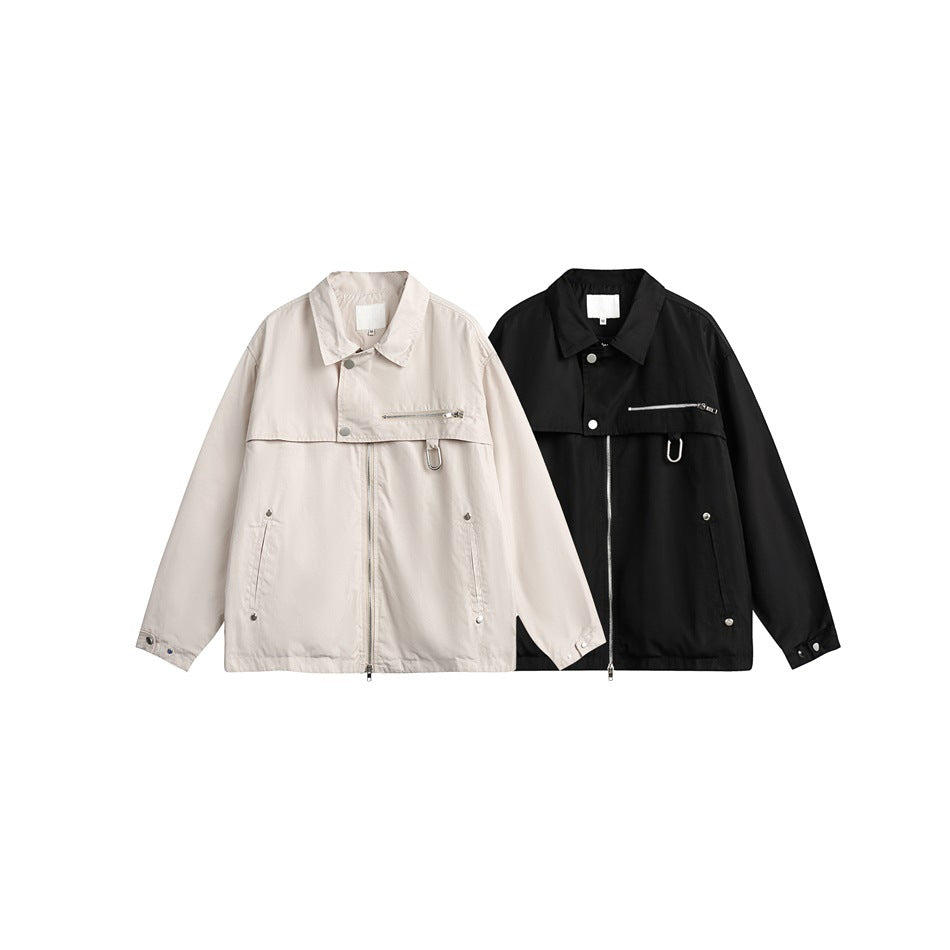 Unisex Jacket Loose Spring and Autumn Jacket Top