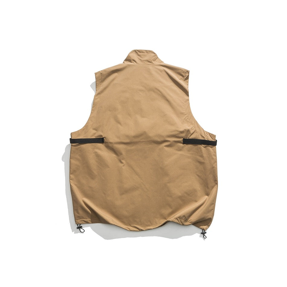 Unisex Jacket Stand Collar Vest