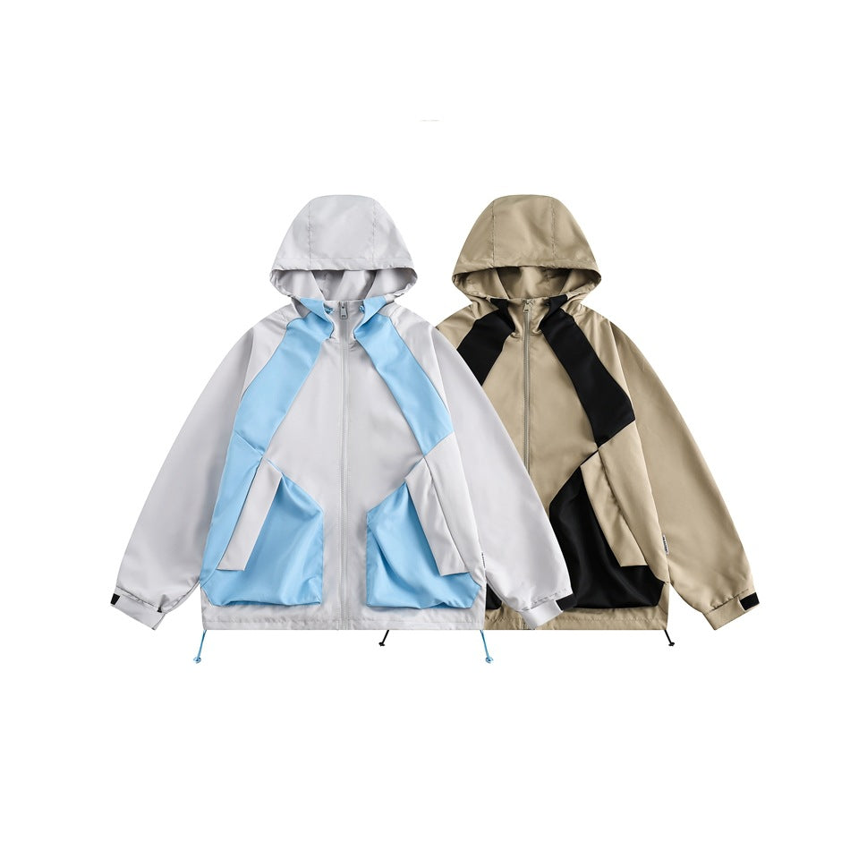 Unisex Jacket Shell Jacket Couples Coat Hooded Jacket