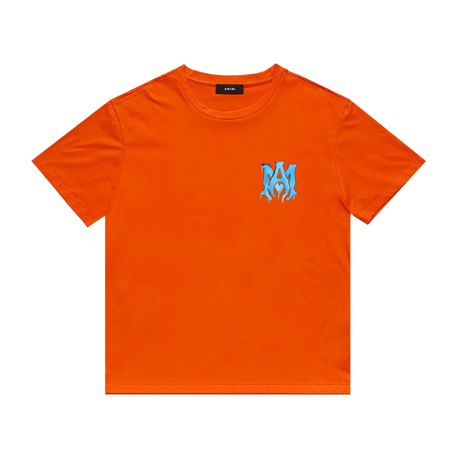Amiri T Shirt Color Printed Casual round Neck Short Sleeve T-shirt