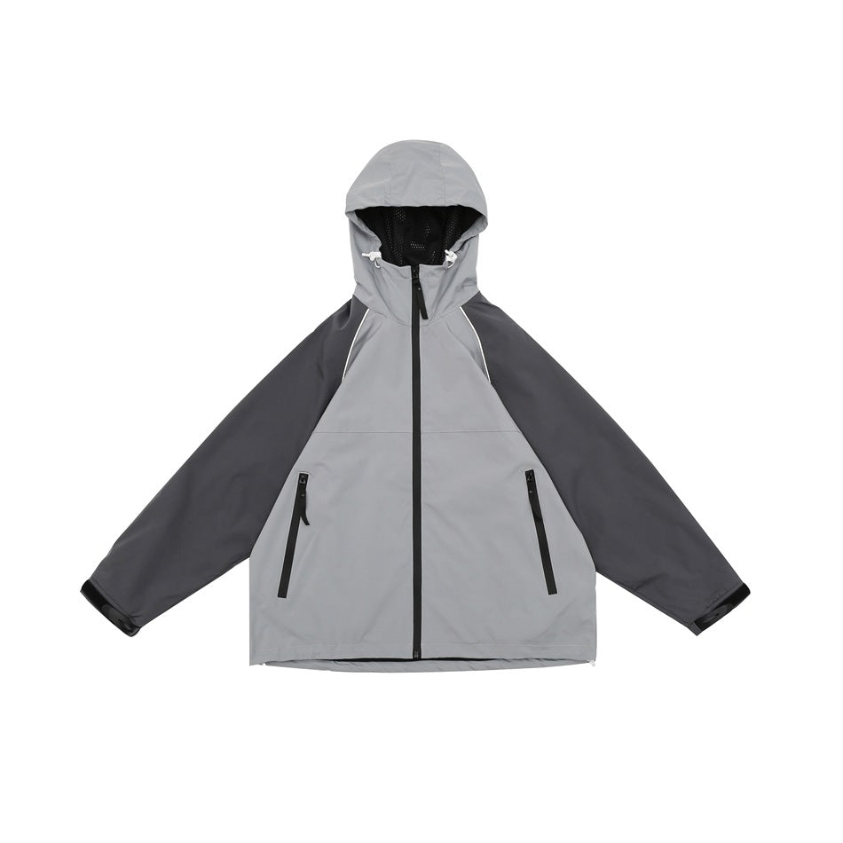 Unisex Jacket Outer Shell Jacket Men's and Women's Functional Hooded Jacket