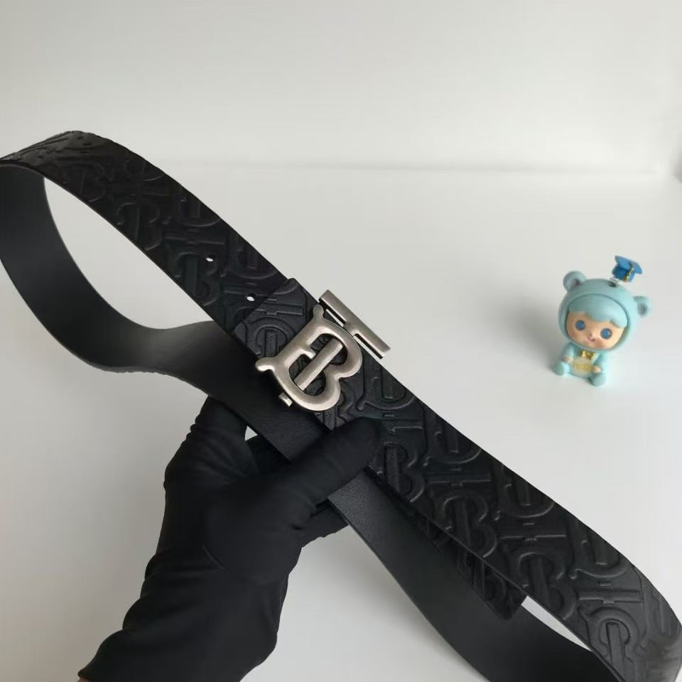 Mens Fashion Belt Premium Sense Personality Plaid