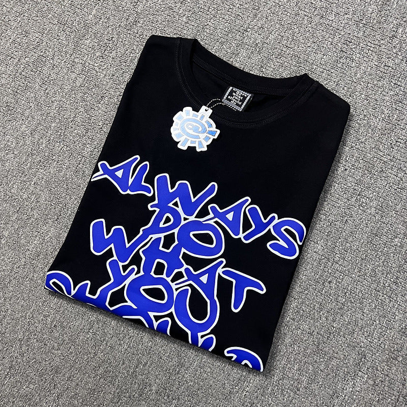 ADWYSD Always Do What You Should Do T Shirts Short Sleeves Casual Half Sleeves