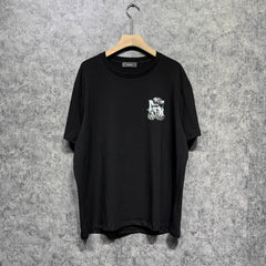 Amiri T Shirt Rattlesnake Printed Casual Round Neck