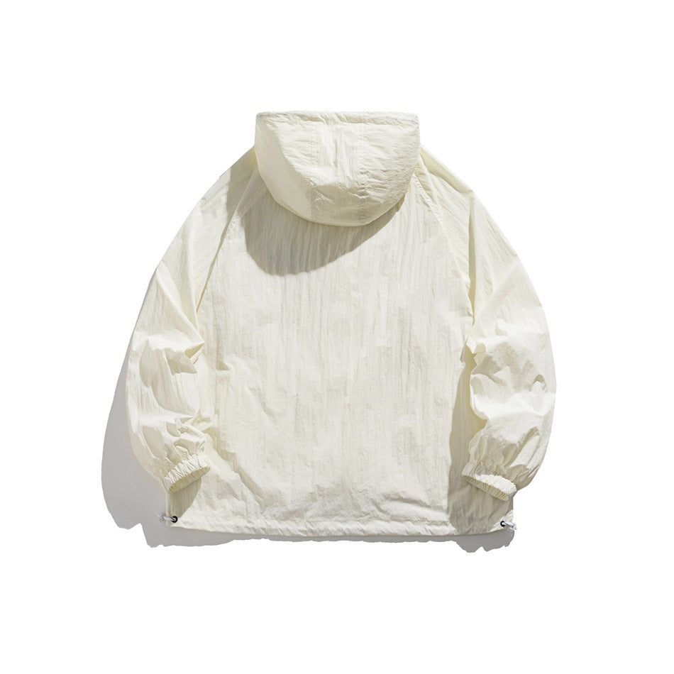 Unisex Jacket Thin Jacket for Summer Lightweight Breathable and UV-Resistant Sun-Protective Clothing