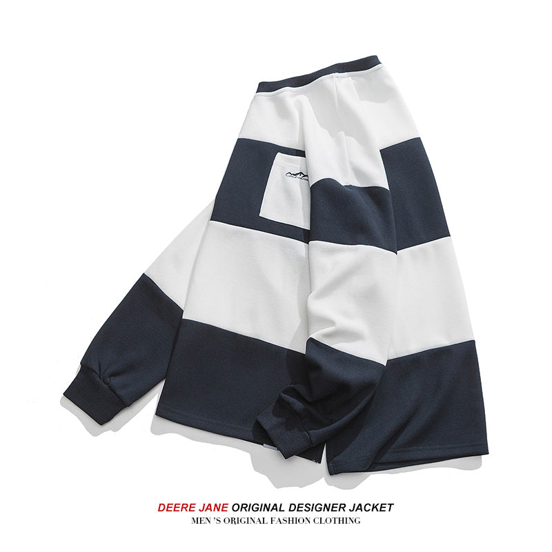 Men Pullover Hoodie Spring Sweater Men's American Style Loose All-Match Long Sleeve