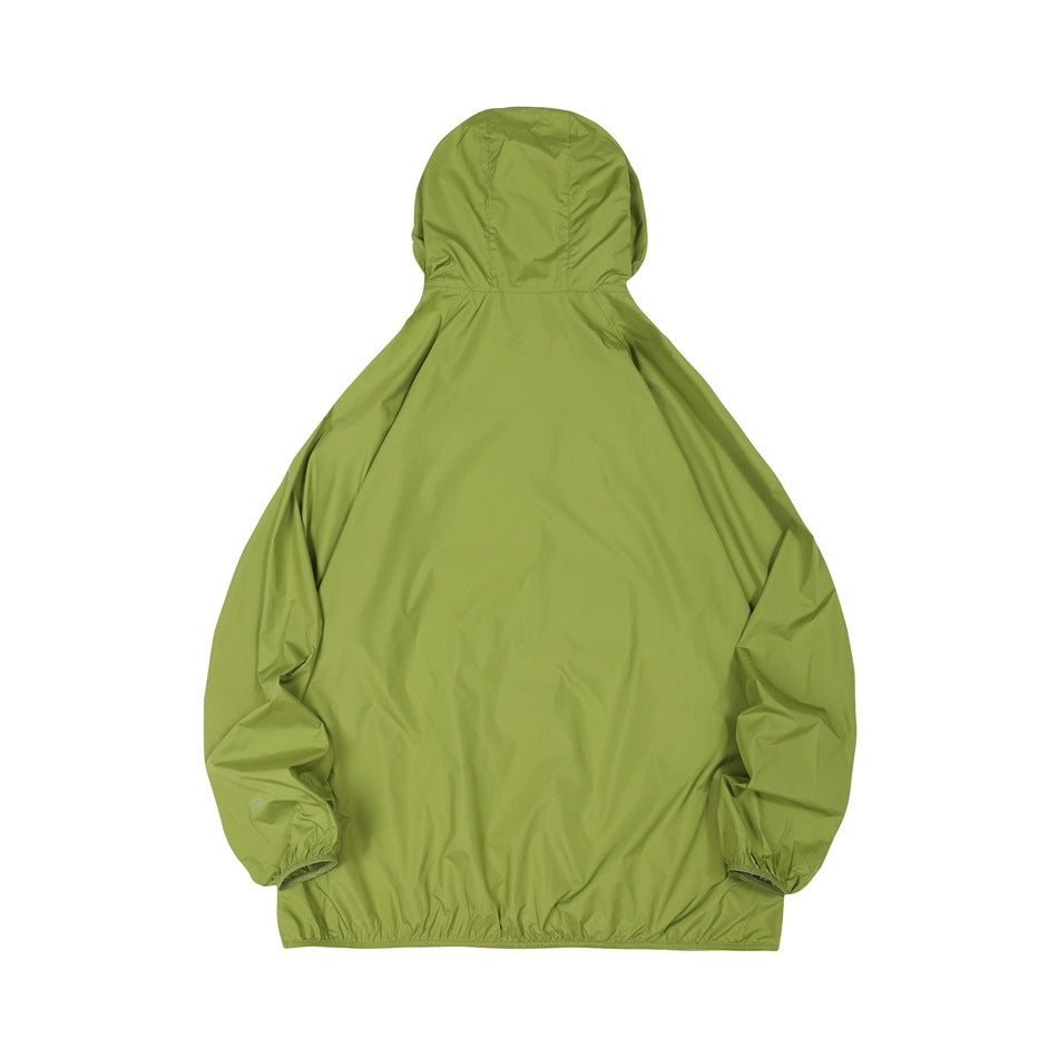 Unisex Jacket Summer Thin Hooded Sports Jacket Loose Jacket Sun-Protective Clothing