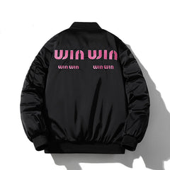 Men Vintage Jackets Baseball Suit Flight Suit Padded Jacket Loose Cotton Jacket