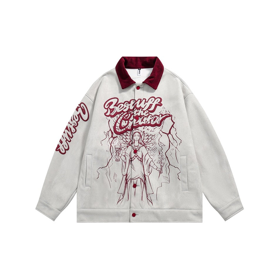 Unisex Jacket Baggy Coat Men and Women