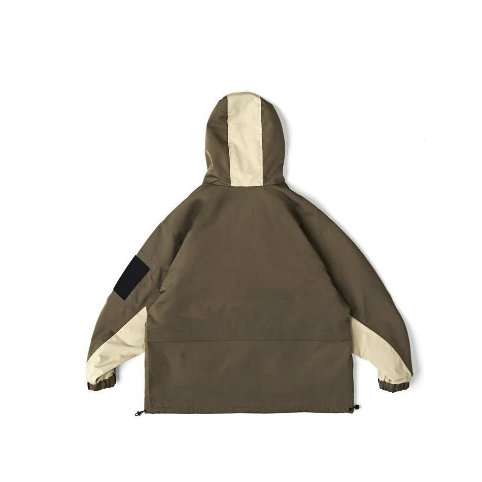 Unisex Jacket Vintage Hooded Hooded Jacket Outdoor Jacket Coat
