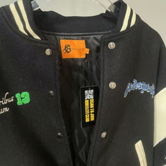 Godspeed Jacket Baseball Jersey Jacket Embroidered Loose Stand Up Collar