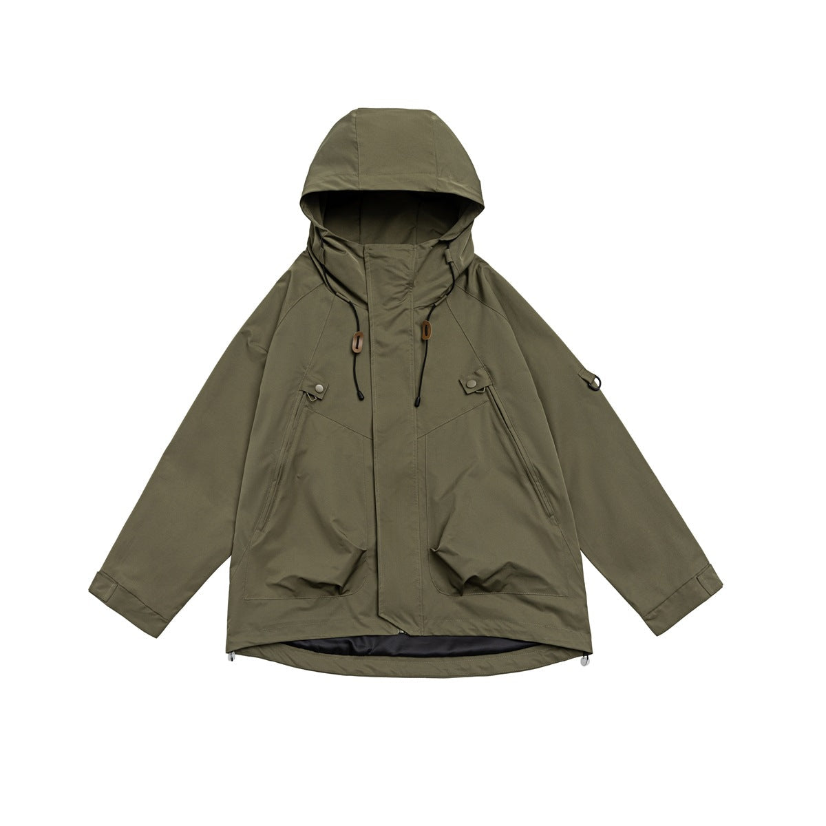 Unisex Jacket Mechanical Style Shell Jacket Hooded Jacket Coat