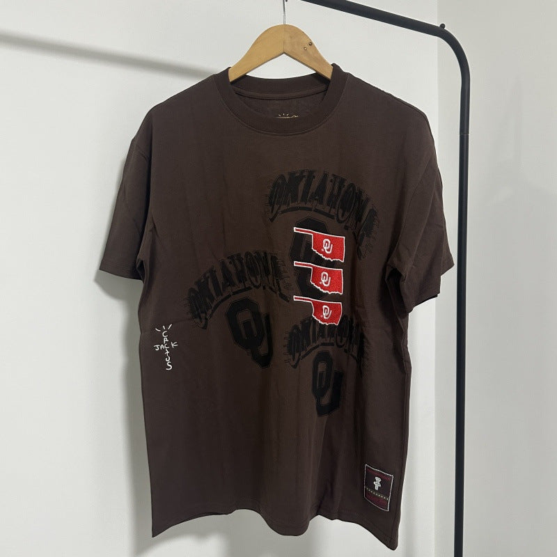 Travis Scott T-Shirt TRAVIS SCOTT Short Sleeve Summer KAWST
