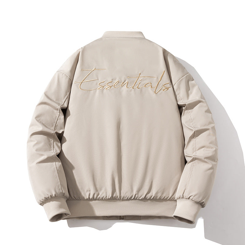 Mens Vintage Jackets Embroidered Jacket Jacket Loose Baseball Jacket