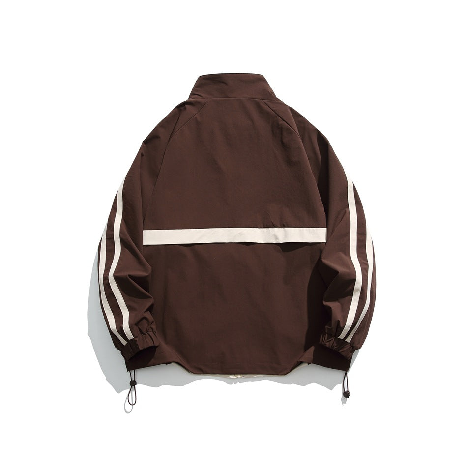 Unisex Jacket Casual Hooded Coat Men's and Women's Same Loose Fall Jacket