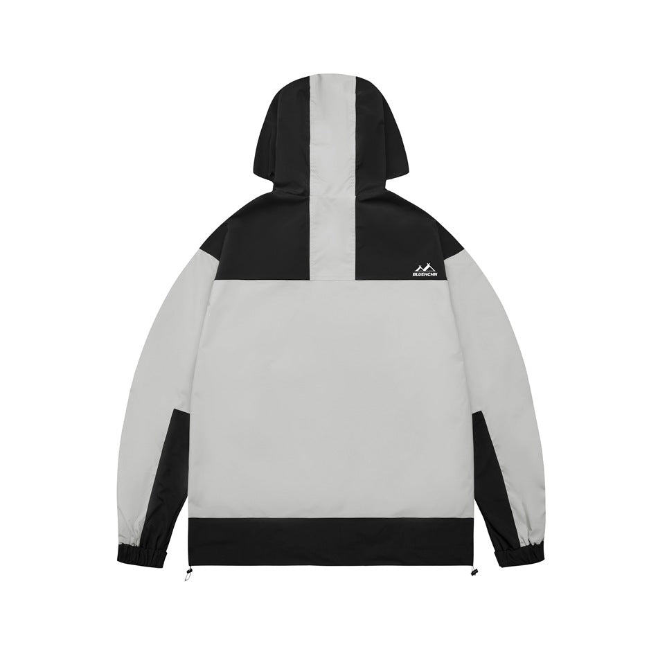 Unisex Jacket Hooded Jacket Coat Loose Jacket