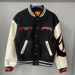 Godspeed Jacket  Baseball Jersey Jacket Embroidered Loose Stand Up Collar
