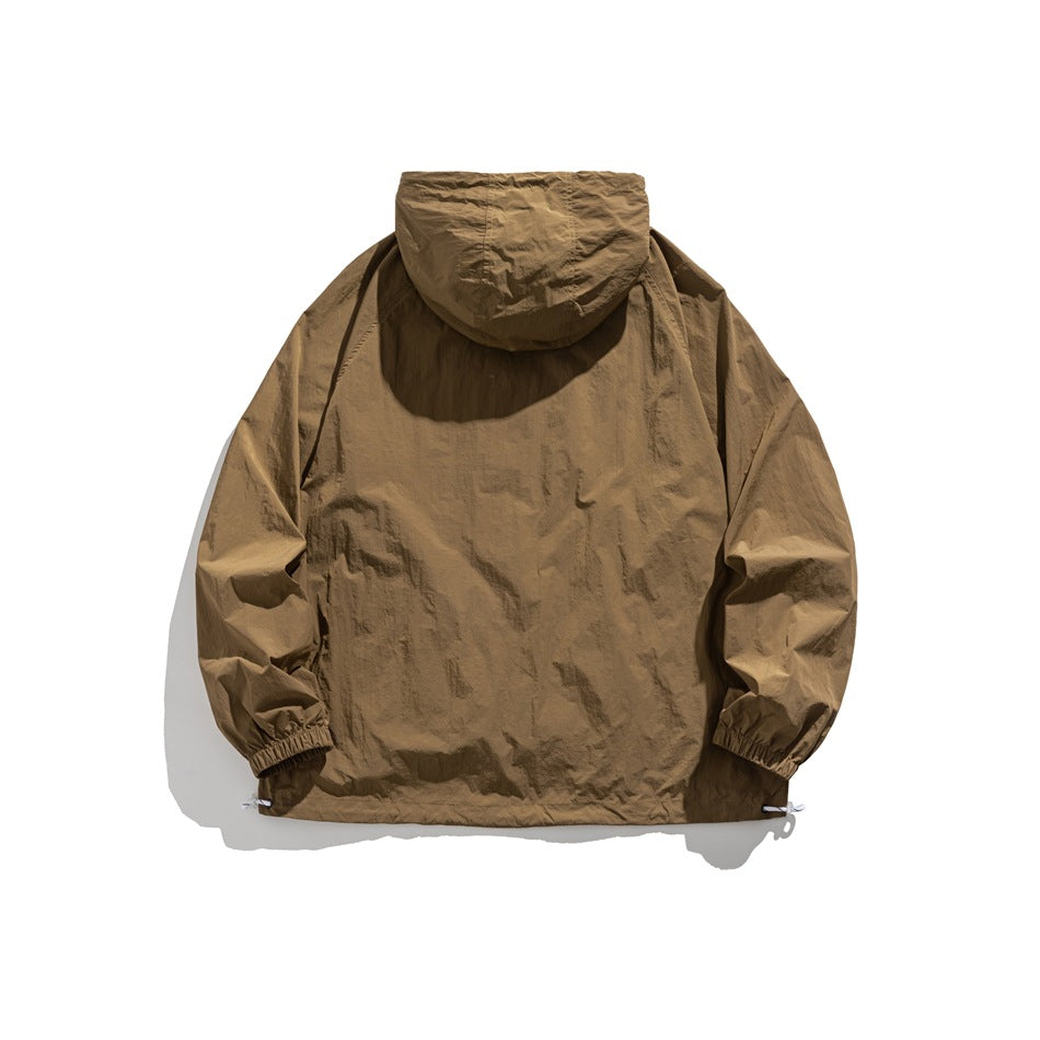Unisex Jacket Thin Jacket for Summer Lightweight Breathable and UV-Resistant Sun-Protective Clothing
