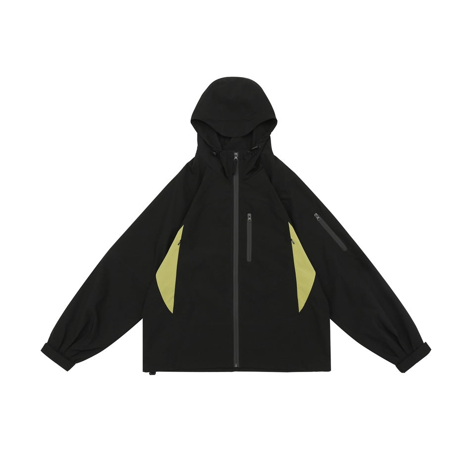 Unisex Jacket Vintage Multicolor Jacket Shell Jacket Men's Women's Hoodie Coat